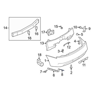Infiniti OE - Bumper Cover Rivet
