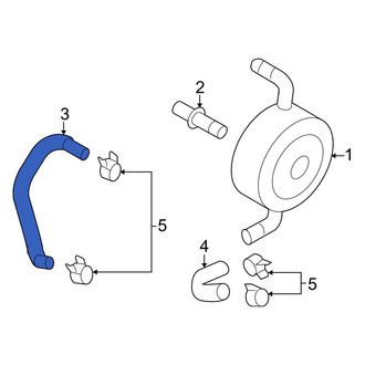 Infiniti OE - Upper Engine Coolant Pipe