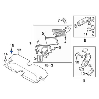 Infiniti OE - Wheel Arch Molding Clip