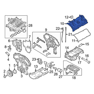 Infiniti OE - Left Engine Valve Cover