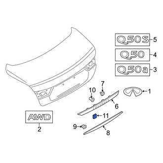 Infiniti OE - Liftgate Insulator
