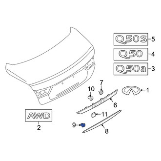 Infiniti OE - Wheel Arch Molding Grommet