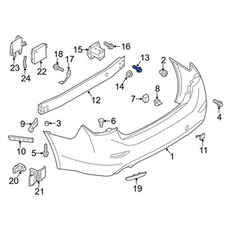 Infiniti OE - Bumper Cover Bolt