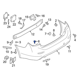 Infiniti OE - Bumper Cover Retainer