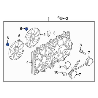 Infiniti OE - Engine Cooling Fan Blade Nut