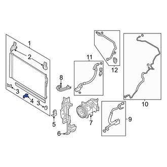 Infiniti OE - A/C Refrigerant Pressure Sensor