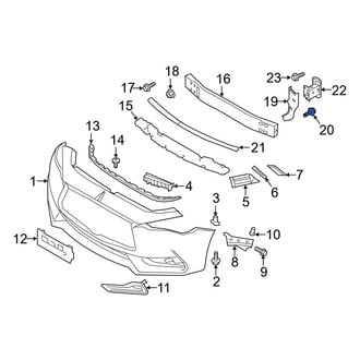 Infiniti OE - Rear Inner Interior Door Handle Bolt