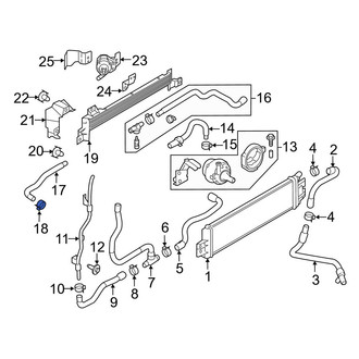 Infiniti OE - Right Intercooler Hose Clamp