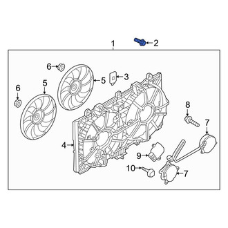 Infiniti OE - Engine Cooling Fan Shroud Bolt