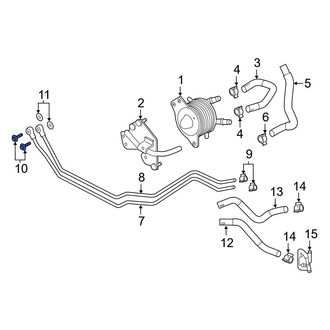 Infiniti OE - Automatic Transmission Oil Cooler Hose Banjo Bolt