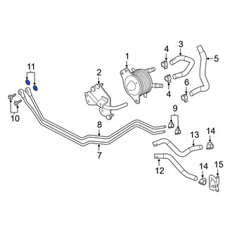 Infiniti OE - Automatic Transmission Oil Cooler Hose Washer