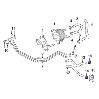 Infiniti OE - Transmission Oil Cooler Line Clamp