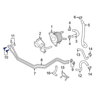 Infiniti OE - Automatic Transmission Oil Cooler Hose Banjo Bolt