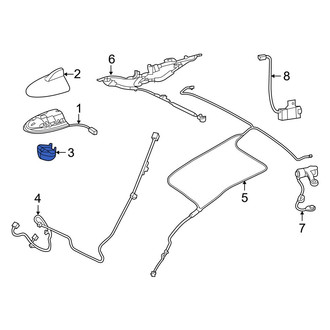 Infiniti OE - Radio Antenna Mast Nut
