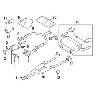 Infiniti OE - Exhaust Crossover Gasket