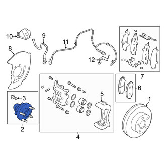Infiniti OE - Front Wheel Bearing and Hub Assembly