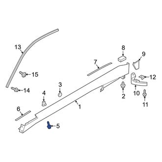 Infiniti OE - Rocker Panel Molding Screw