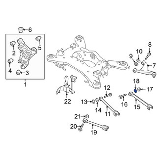 Infiniti OE - Rear Alignment Camber Adjusting Eccentric