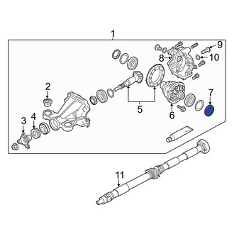 Infiniti OE - Front Left Inner Drive Axle Shaft Seal