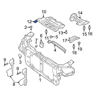 Infiniti OE - Battery Hold Down Nut