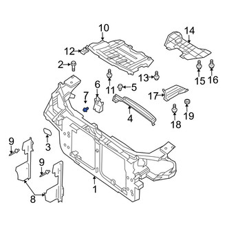 Infiniti OE - Grille Retainer