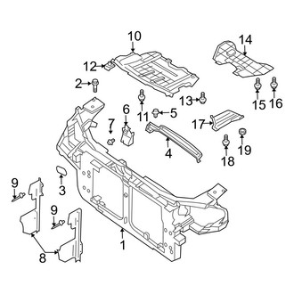 Infiniti OE - Radiator Support