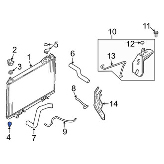 Infiniti OE - Lower Radiator Insulator