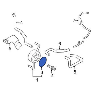 Infiniti OE - Engine Oil Cooler O-Ring