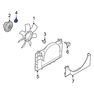 Infiniti OE - Engine Cooling Fan Blade Nut