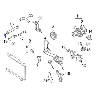 Infiniti OE - Engine Coolant Pipe O-Ring