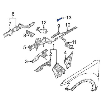 Infiniti OE - Front Tow Hook