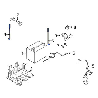 Infiniti OE - Rear Battery Hold Down Bolt