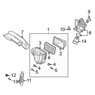 Infiniti OE - Rear Engine Air Intake Resonator Insulator