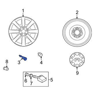 Infiniti OE - Wheel Lug Nut