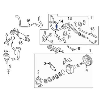 Infiniti OE - Front Power Steering Pressure Sensor