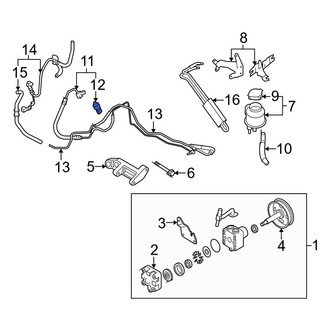 Infiniti OE - Front Power Steering Pressure Sensor