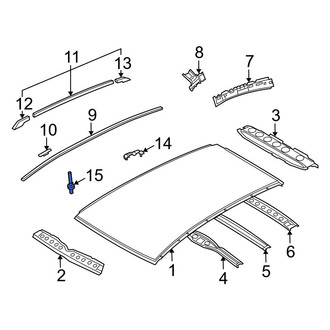 Infiniti OE - Roof Molding Clip