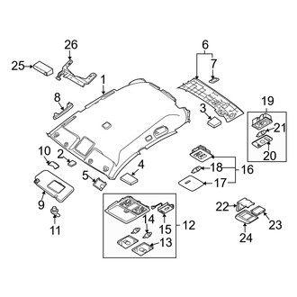 Infiniti OE - Roof - Interior Trim