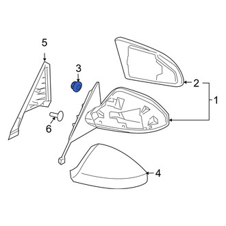 Infiniti OE - Door Mirror Nut