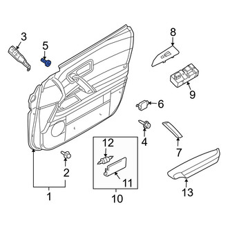 Infiniti OE - Rear Door Interior Trim Panel Grommet