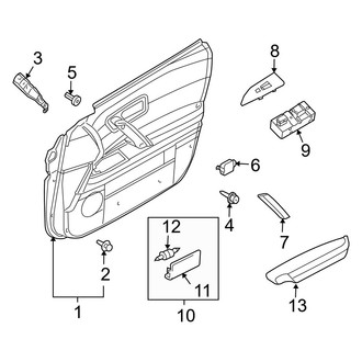 Infiniti OE - Front Door - Interior Trim