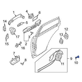 Infiniti OE - Door Latch Screw
