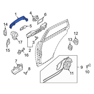 Infiniti OE - Front Outer Exterior Door Handle