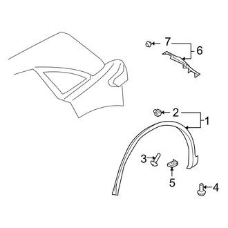 Infiniti OE - Quarter Panel - Exterior Trim