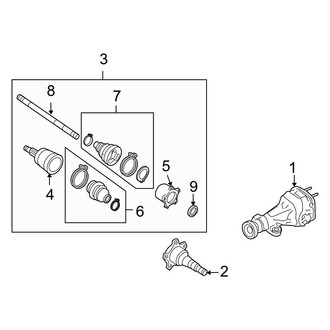 Infiniti OE - Rear Suspension - Axle & Differential (RWD)
