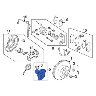 Infiniti OE - Rear Wheel Hub