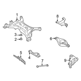Infiniti OE - Rear Suspension - Suspension Components (AWD)