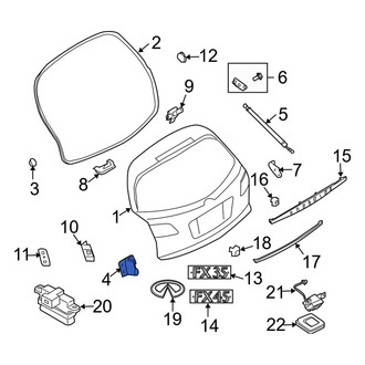 Infiniti OE - Rear Liftgate Latch