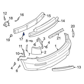Infiniti OE - Bumper Cover Retainer