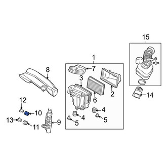 Infiniti OE - Upper Engine Air Intake Resonator Insulator